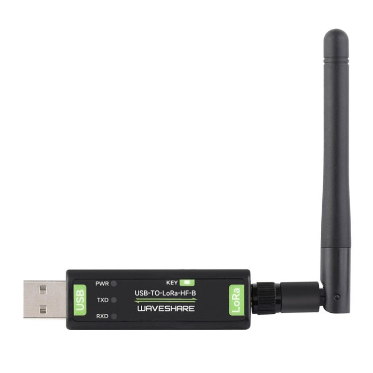 2pcs Waveshare 24516 USB To LoRa Data Transfer Module Based On SX1262 HF Version Using XTAL Crystal Oscillator - British D'sire