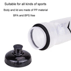2pcs ZTTO wb-002 750ml Portable Fitness Sports Cup Bicycle Outdoor Riding Water Bottle - British D'sire