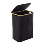 3 Compartments Laundry Basket with Lid - Laundry Basket - British D'sire