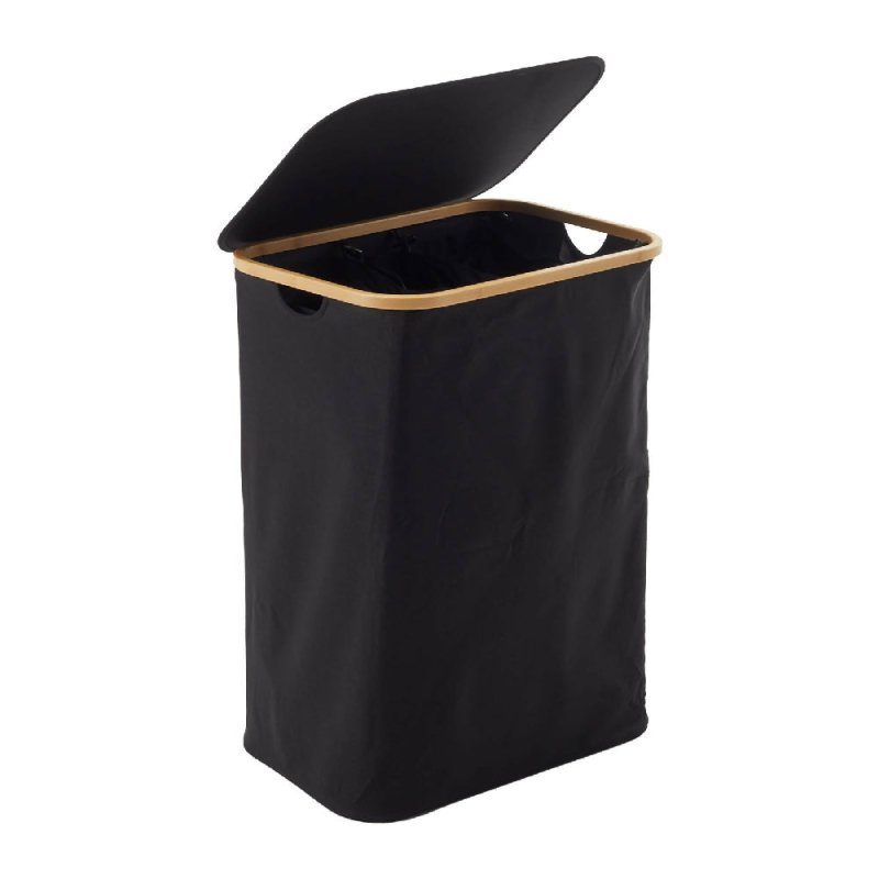 3 Compartments Laundry Basket with Lid - Laundry Basket - British D'sire