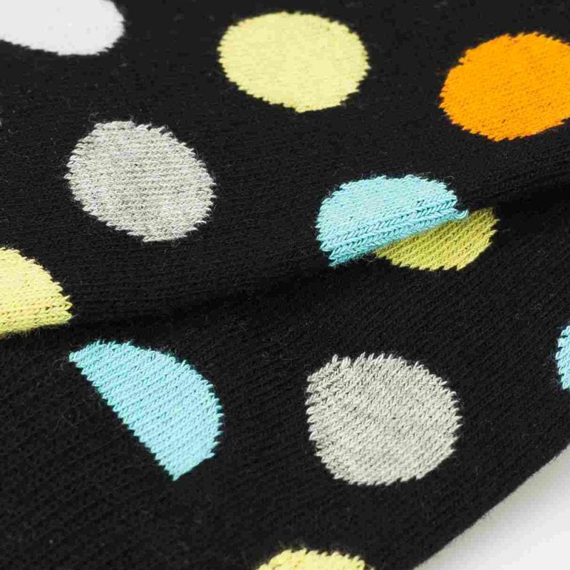 3-Pack Black Polka Dot Socks Secondary image