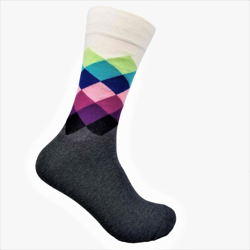 3 - Pack Cream and Grey Socks - All Products - British D'sire