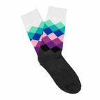 3 - Pack Cream and Grey Socks - All Products - British D'sire