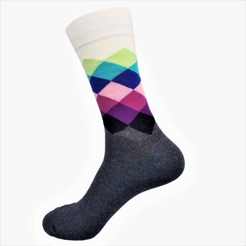 3 - Pack Cream and Grey Socks - All Products - British D'sire