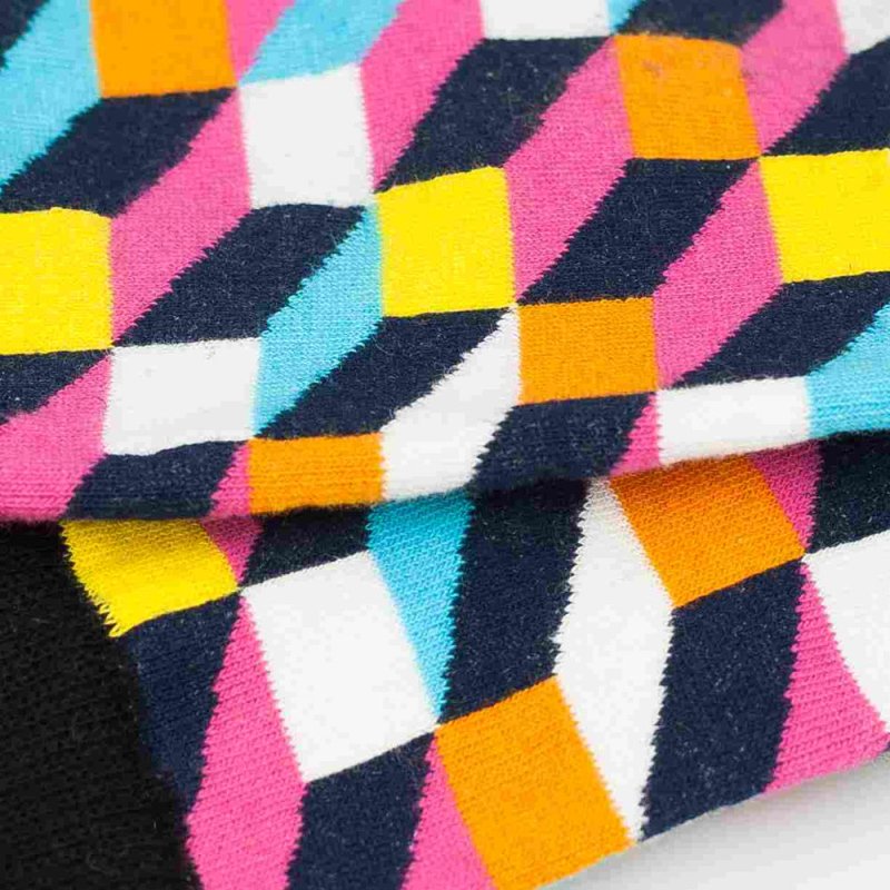 3 - Pack Multicoloured Pattern Socks - All Products - British D'sire Main image