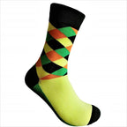 3-Pack Yellow, Orange and Green Socks - All Products - British D'sire