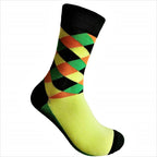 3 - Pack Yellow, Orange and Green Socks - All Products - British D'sire