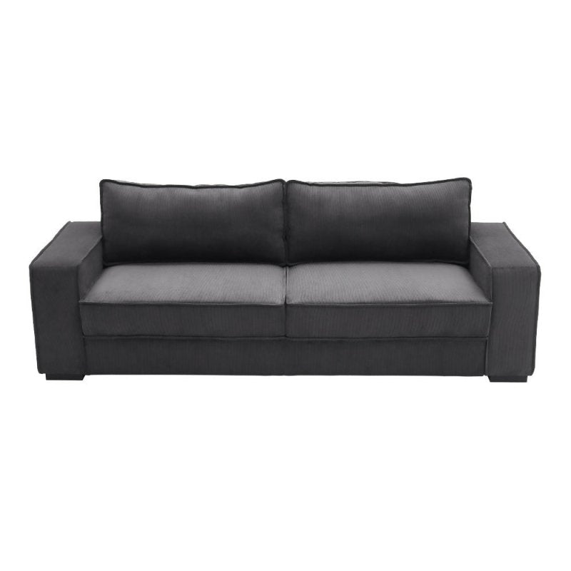 3 - Seater Dark Grey Sofa Couch - Sofa - British D'sire