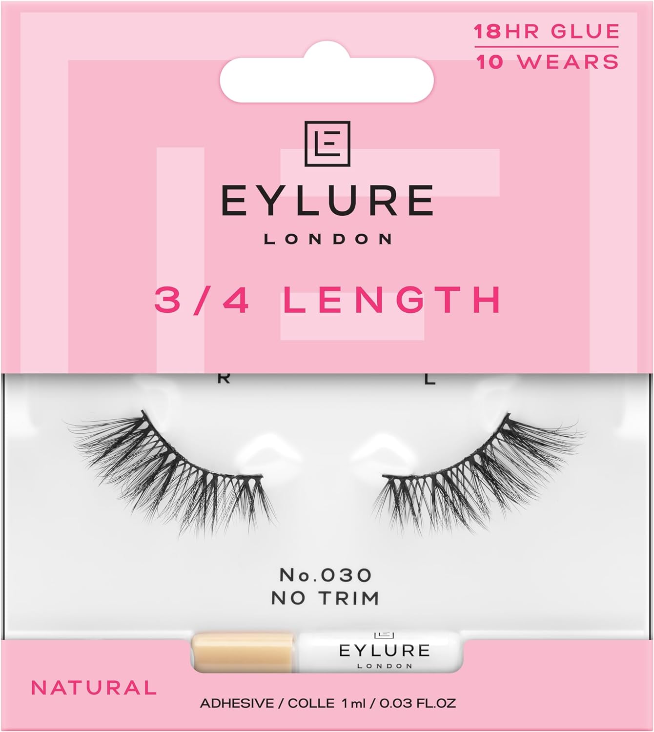 Eylure 3/4 Length No. 030 False Lashes Main image