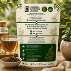 30 Days Organic Wormwood Artemisia Leafy Tea Premium Quality Parasite Cleansing, Gut Health & Tummy Happy