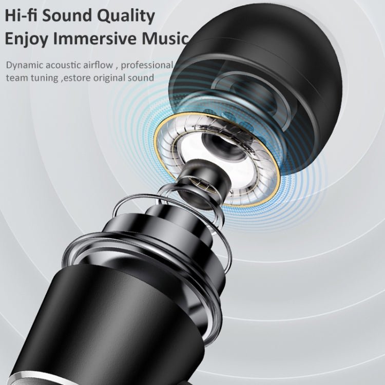 30 PCS USAMS EP - 42 3.5mm Plating Metal In - ear Wired Earphone, Length: 1.2m, Test Tube Packaging(Black) - British D'sire