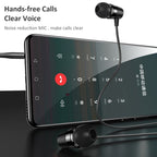 30 PCS USAMS EP - 42 3.5mm Plating Metal In - ear Wired Earphone, Length: 1.2m, Test Tube Packaging(White) - British D'sire