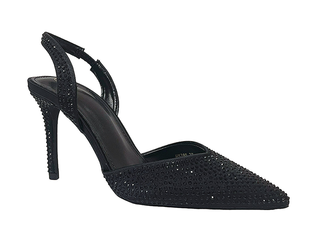 Women's Crystals Stiletto Heel Slingback Shoes Secondary image