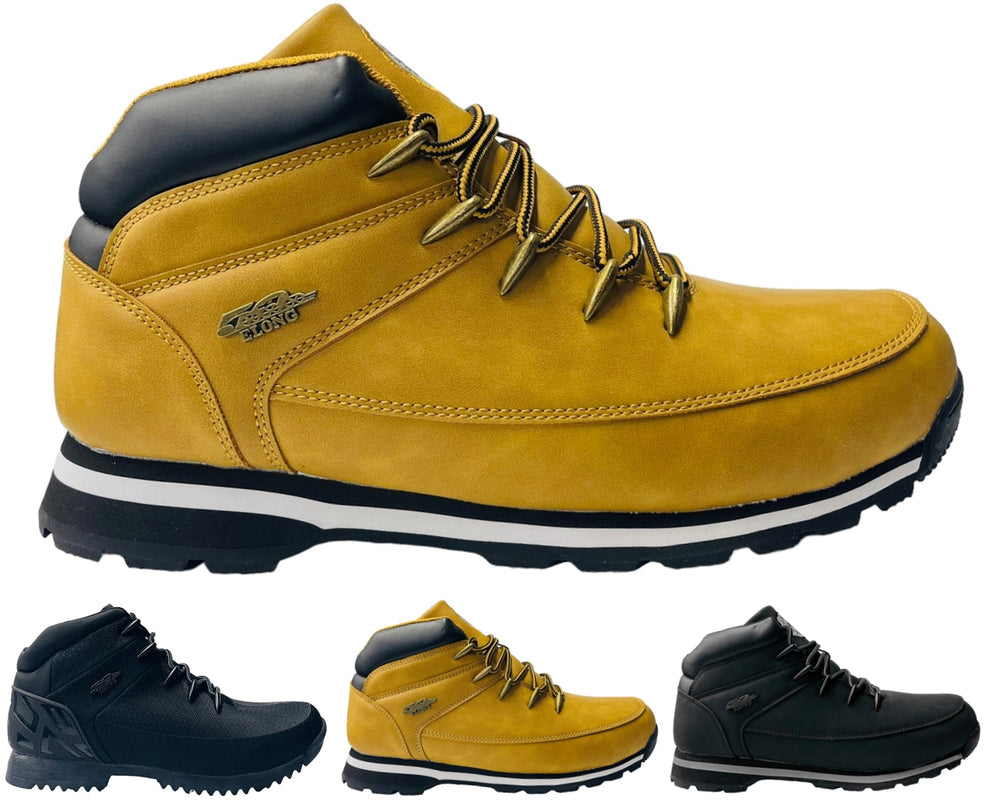 Men's Faux Leather Hiking Boots Main image