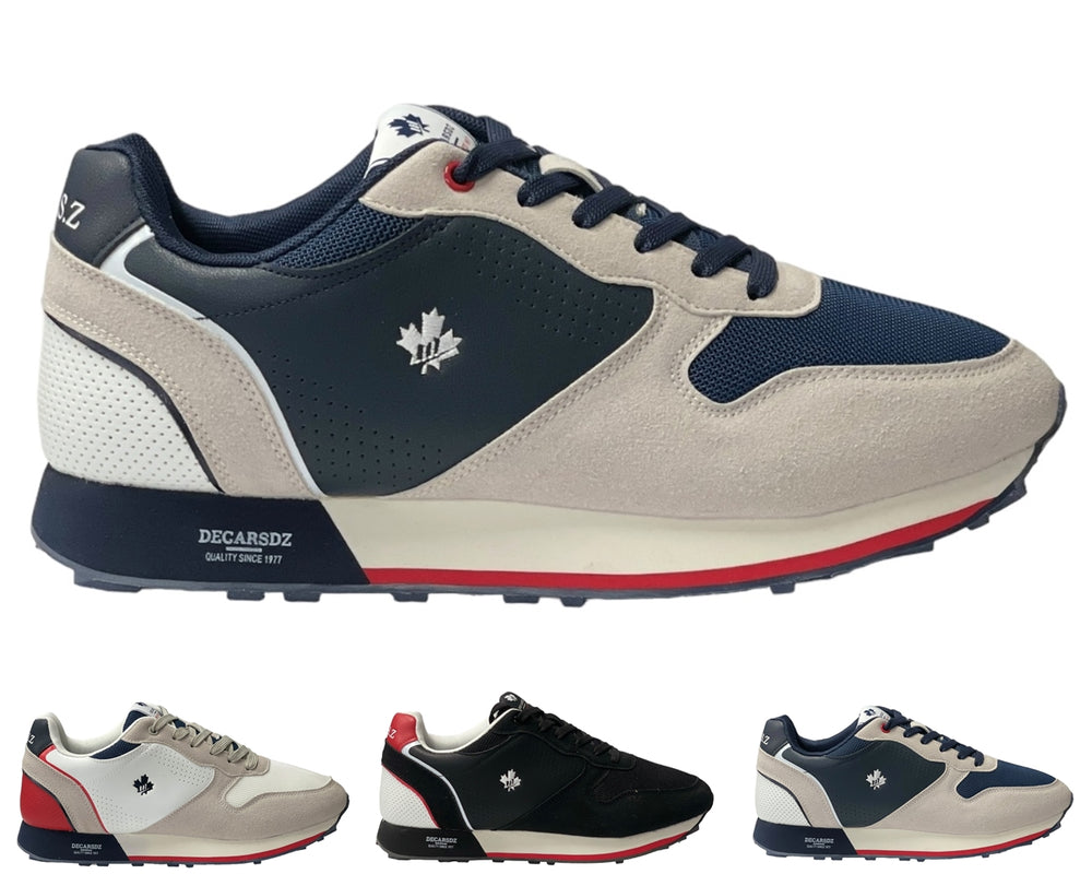 Casual Faux Leather Lace Up Trainers Main image