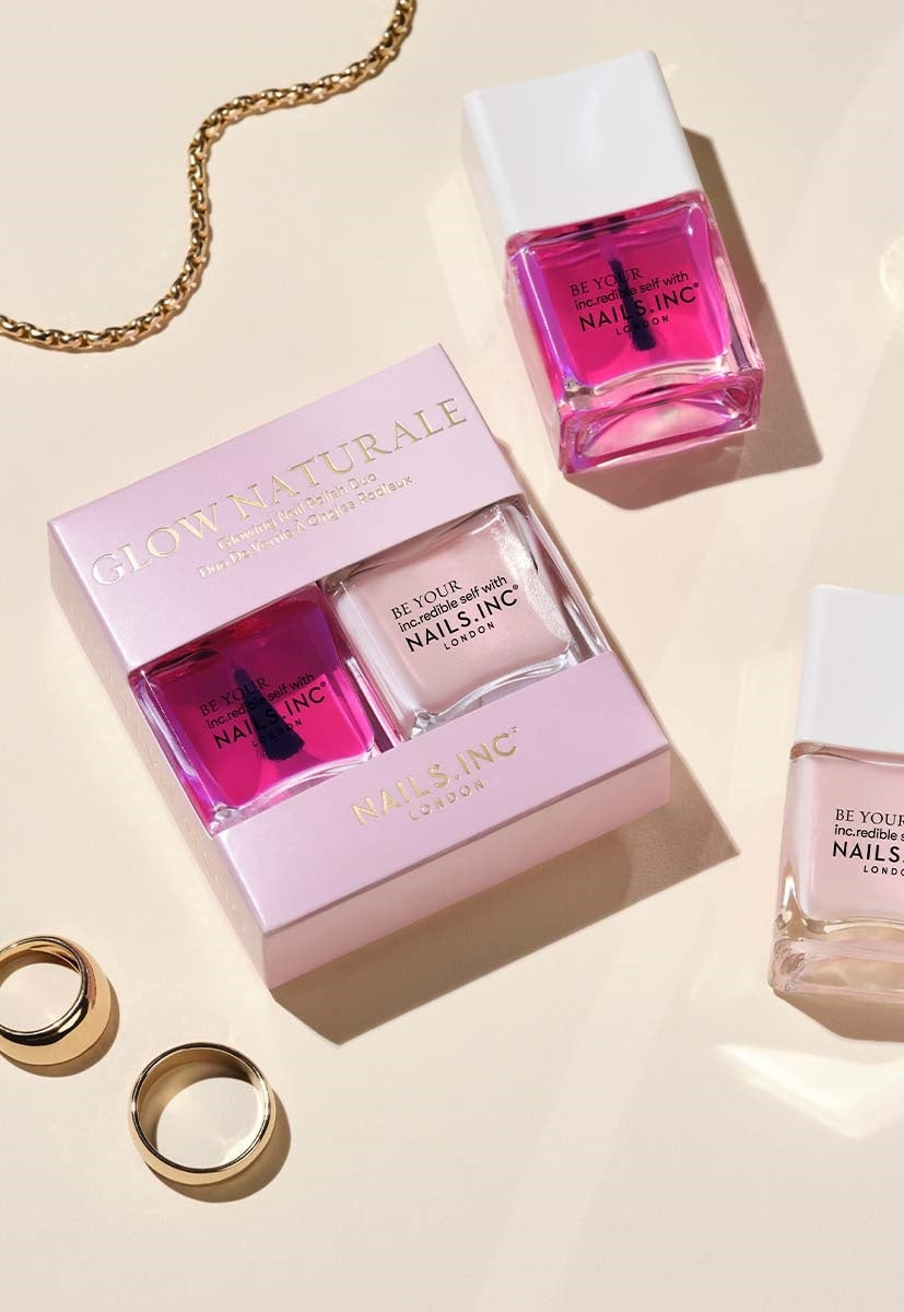 Nails Inc. Glow Naturale Glowing Nail Polish Duo Secondary image