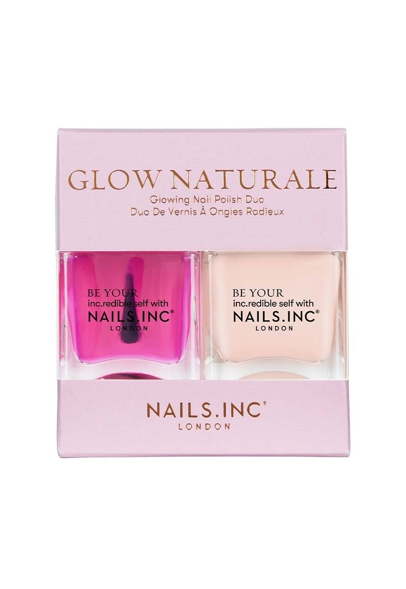 Nails Inc. Glow Naturale Glowing Nail Polish Duo Main image
