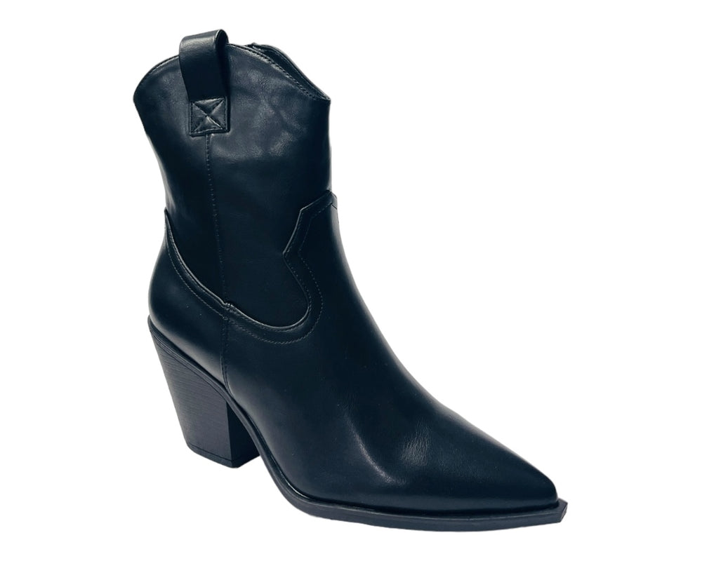 Western Cowboy Zip Ankle Boots Secondary image