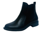 Faux Leather Smart Zip Ankle Boots