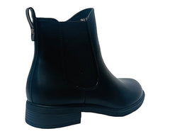 Faux Leather Smart Zip Ankle Boots
