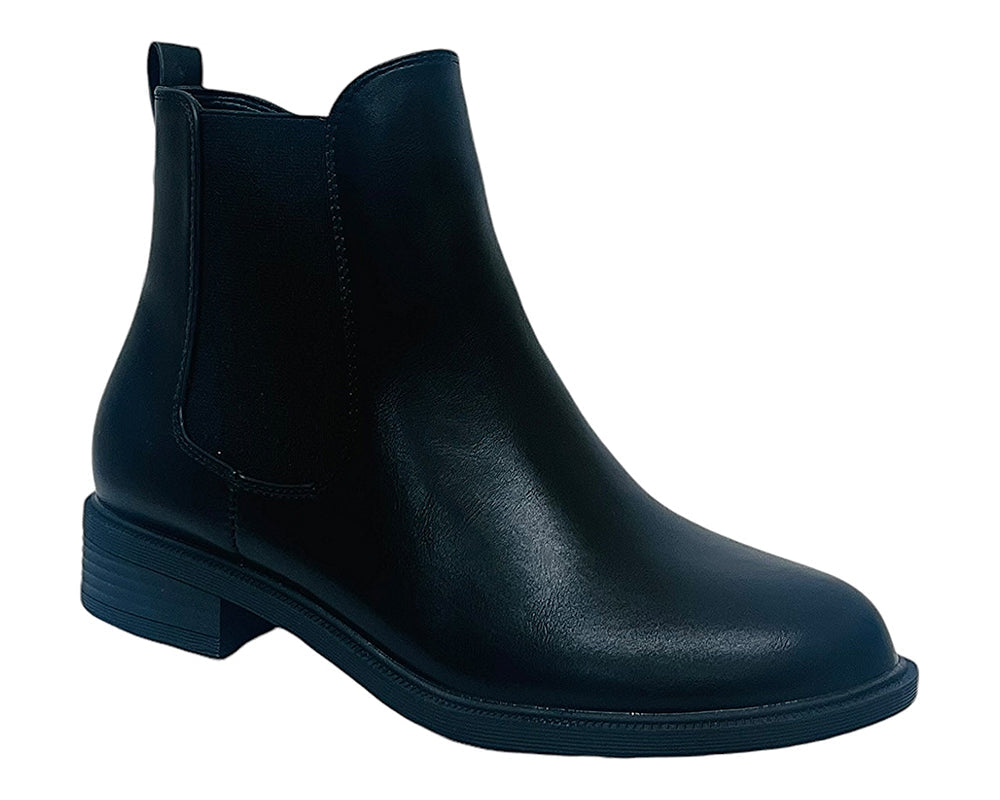 Faux Leather Smart Zip Ankle Boots Secondary image