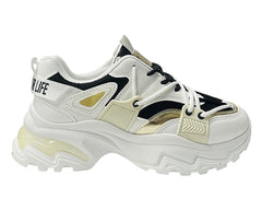 Chunky Sole Lace Up Casual Trainers