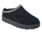 Faux Fur Lined Aztec Flat Sole Shoes