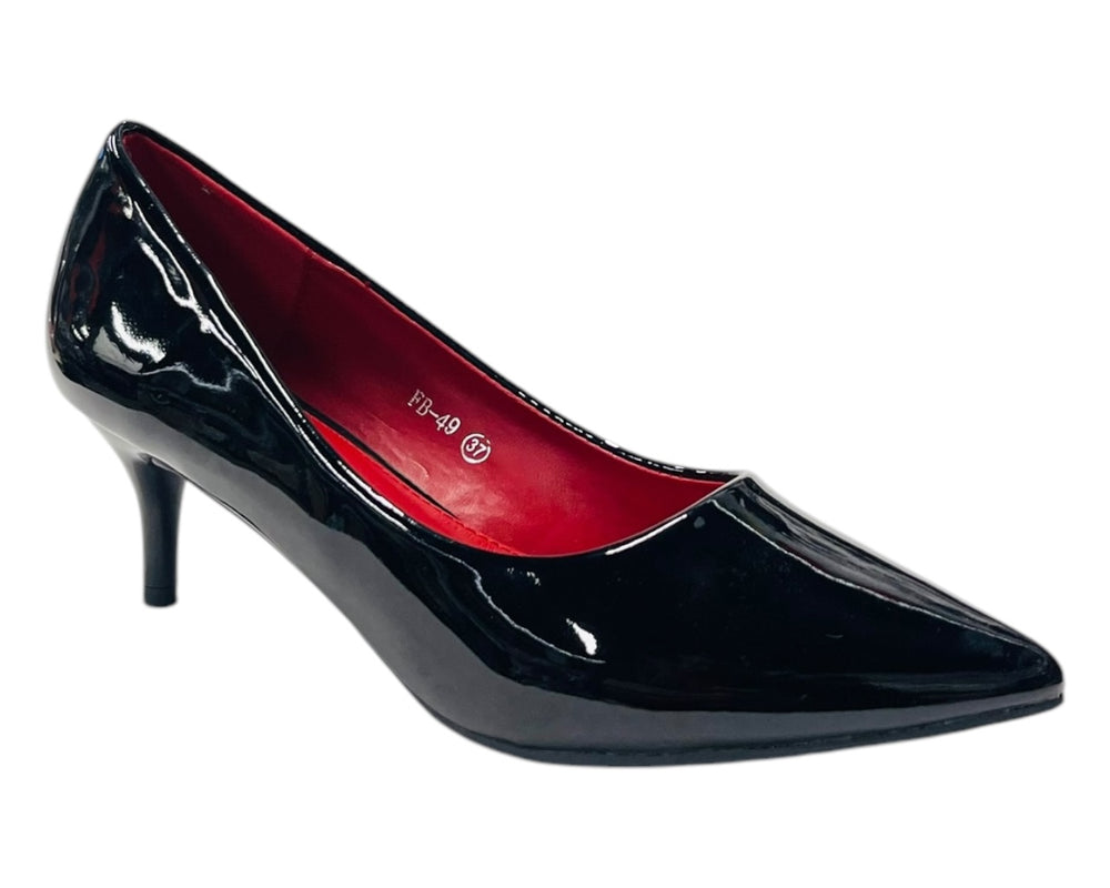 Stiletto Heel Pointed Toe Court Shoes Main image