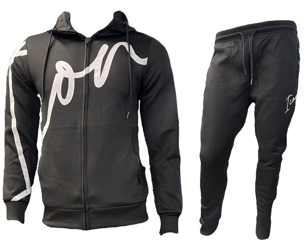 Slim Fit Full Zip Hooded Tracksuit