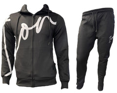 Slim Fit Full Zip Hooded Tracksuit