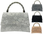 Diamante Glitter Clutch Tote Bag