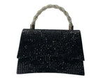 Diamante Glitter Clutch Tote Bag
