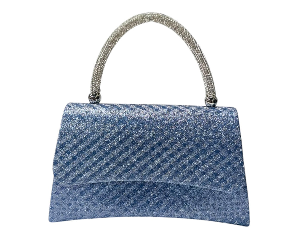 Diamante Glitter Clutch Tote Bag