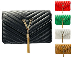Cross Body Faux Leather Tote Bag