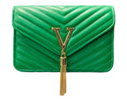 Cross Body Faux Leather Tote Bag