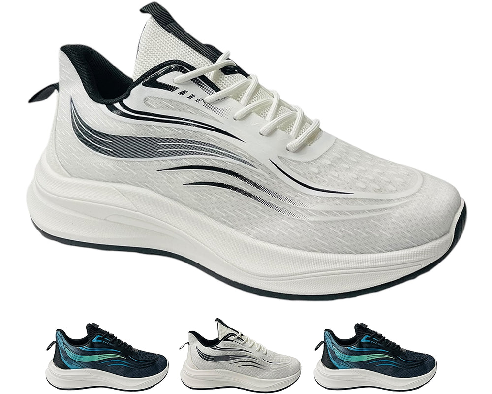 Breathable Mesh Sports Lace Up Trainers Main image
