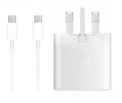 Samsung 25W USB-C Wall Charger Set – TA800 – White (UK Plug)
