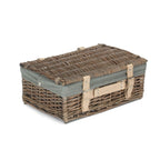 35cm Antique Wash Split Willow Wicker Basket - Storage Baskets - British D'sire
