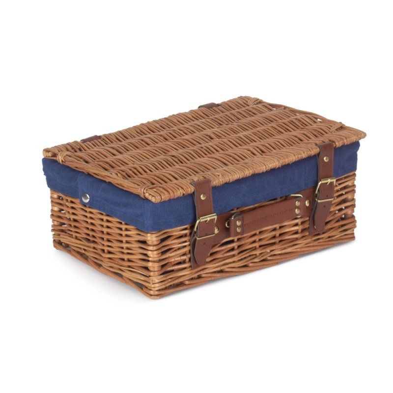 35cm Light Steamed Wicker Picnic Basket - Empty Picnic Baskets - British D'sire
