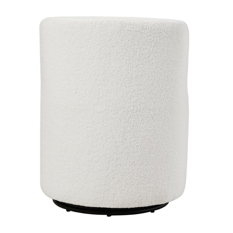 360° Upholstered Sherpa Swivel Chair with Storage - Swivel Chair - British D'sire