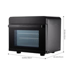 36L 1800W Multifunction Air Fryer Toaster Oven with Touch Control Panel - Air Fryer Oven - British D'sire