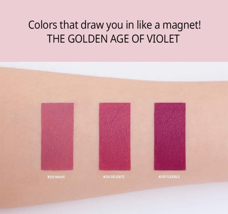 3CE - Supreme Violet Matte Lip Colour 223 Mauve - Lipstick - British D'sire