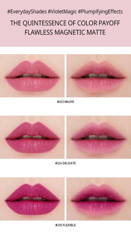 3CE - Supreme Violet Matte Lip Colour 223 Mauve - Lipstick - British D'sire