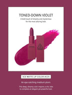 3CE - Supreme Violet Matte Lip Colour 225 Flexible - Lipstick - British D'sire