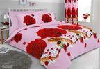 3D Duvet Cover Bedding Set With Fitted Sheet & Pillow Case - Home, Furniture & DIY:Bedding:Bedding Sets & Duvet Covers - British D'sire