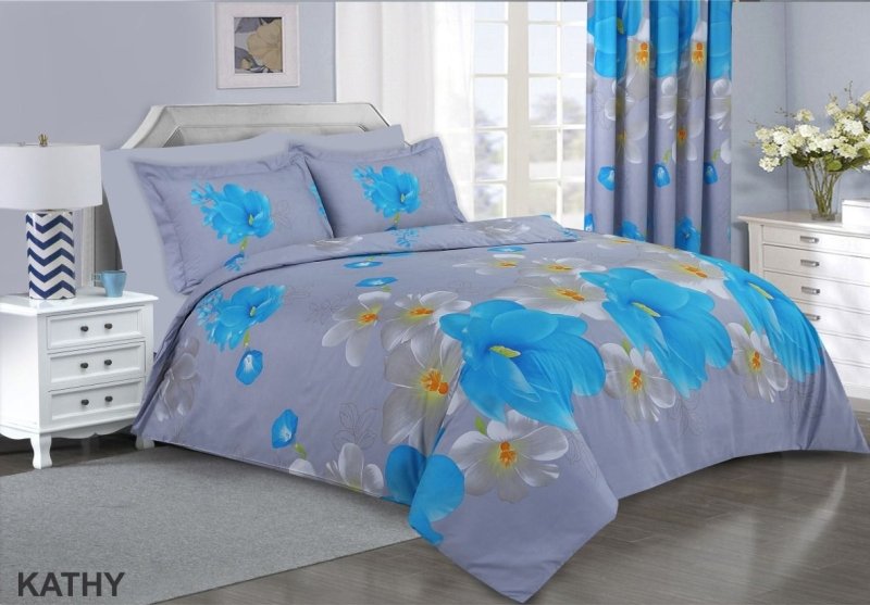 3D Duvet Cover Bedding Set With Fitted Sheet & Pillow Case - Home, Furniture & DIY:Bedding:Bedding Sets & Duvet Covers - British D'sire