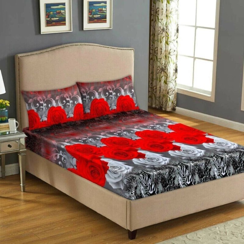 3D Printed Fleece Fitted Sheet Bedding Set Secondary image