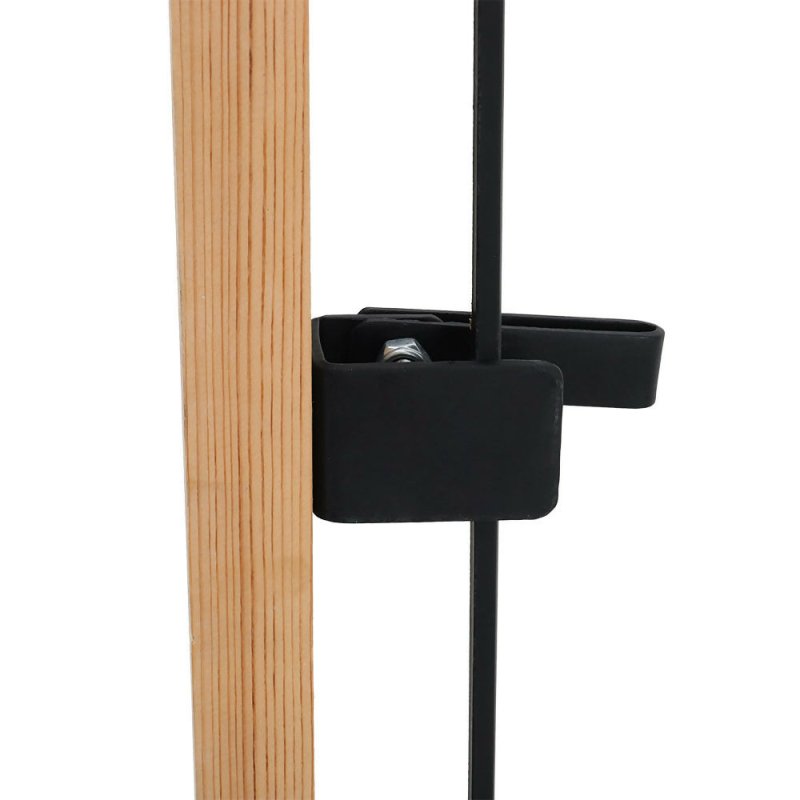 3ft Black Modern Metal Outdoor Garden Swing Gate Fence Gate 86 x 103cm - Garden Gate - British D'sire