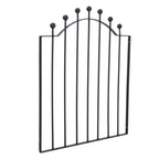 3ft Black Modern Metal Outdoor Garden Swing Gate Fence Gate 86 x 103cm - Garden Gate - British D'sire