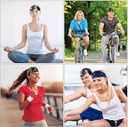 3‑Pack Antiperspirant Sports Headbands – Non‑Slip, Unisex - Headbands - British D'sire
